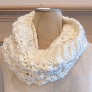 Cream Cowl Scarf